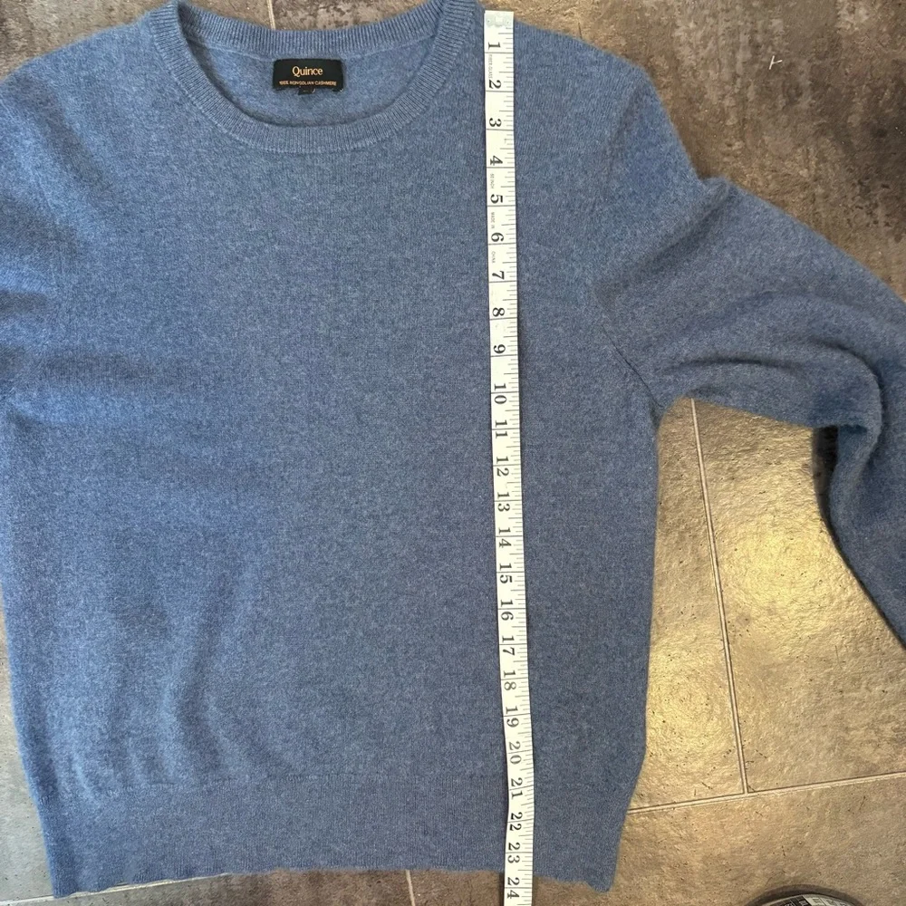 Quince Cashmere Sweater Womens XL fits a Sm/Med Cozy Cabincore READ description - Picture 9 of 12